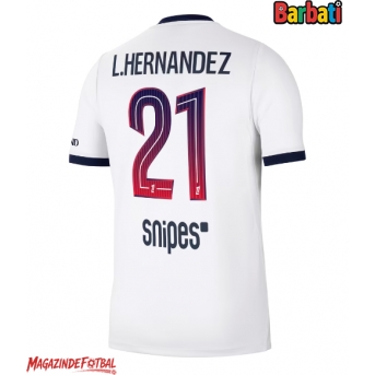 Paris Saint-Germain Lucas Hernandez #21 Tricou Fotbal Replică 2026-27 Barbati Deplasare